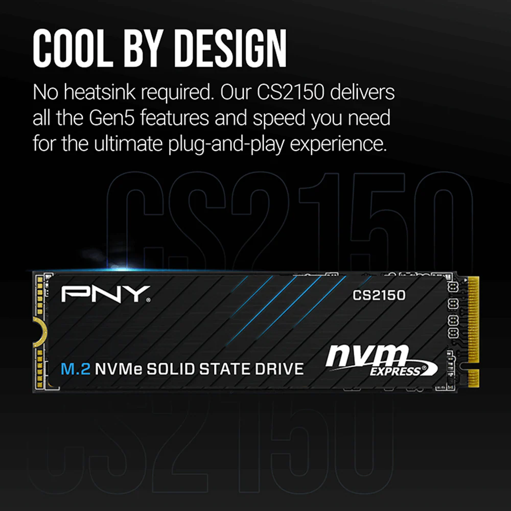 PNY CS2150 NVMe PCIe 5.0 M.2 SSD - 1TB - Image 5