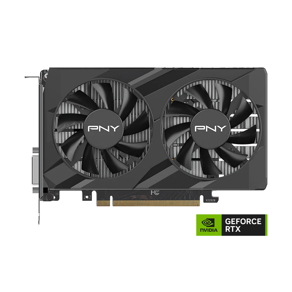 PNY Nvidia GeForce RTX 3050 6GB Verto Dual Fan Graphics Card - Black