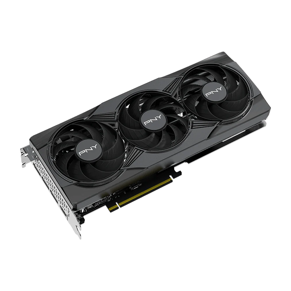 PNY NVIDIA GEFORCE RTX 5060 8GB ARGB Overclocked Triple Fan Graphics Card - Black - Image 2