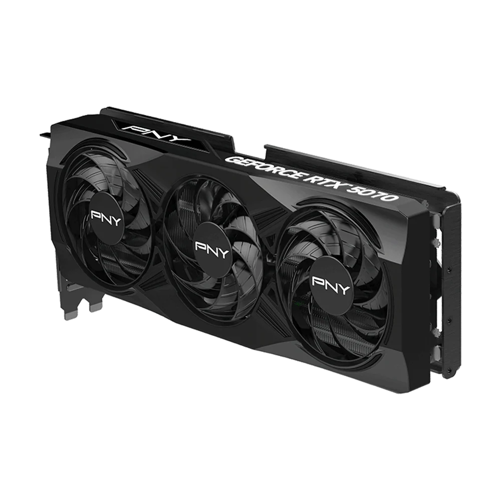 PNY Nvidia GeForce RTX 5070 12GB Overclocked Triple Fan Graphics Card - Black - Image 3