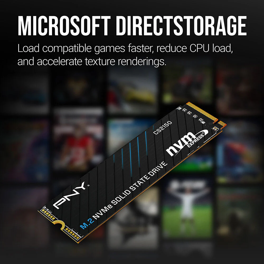 PNY SSD CS2150 M.2 2280 PCIe GEN5X4 NVMe SSD (R:10,200 MB/s W:8,300 MB/s) - 1TB - Image 7
