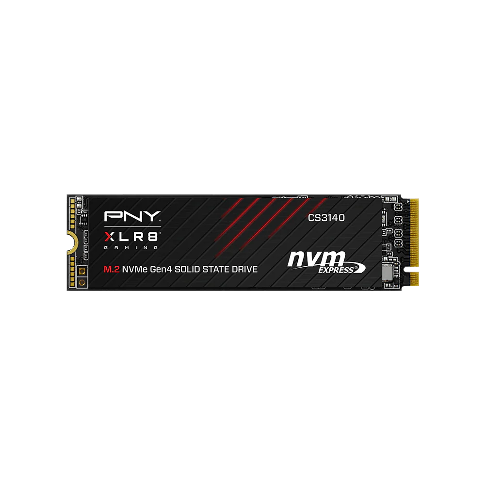 PNY XLR8 CS3140 M.2 2280 PCIe GEN4X4 NVMe SSD (R:7,500MB/s W6,850:MB/s) - 4TB