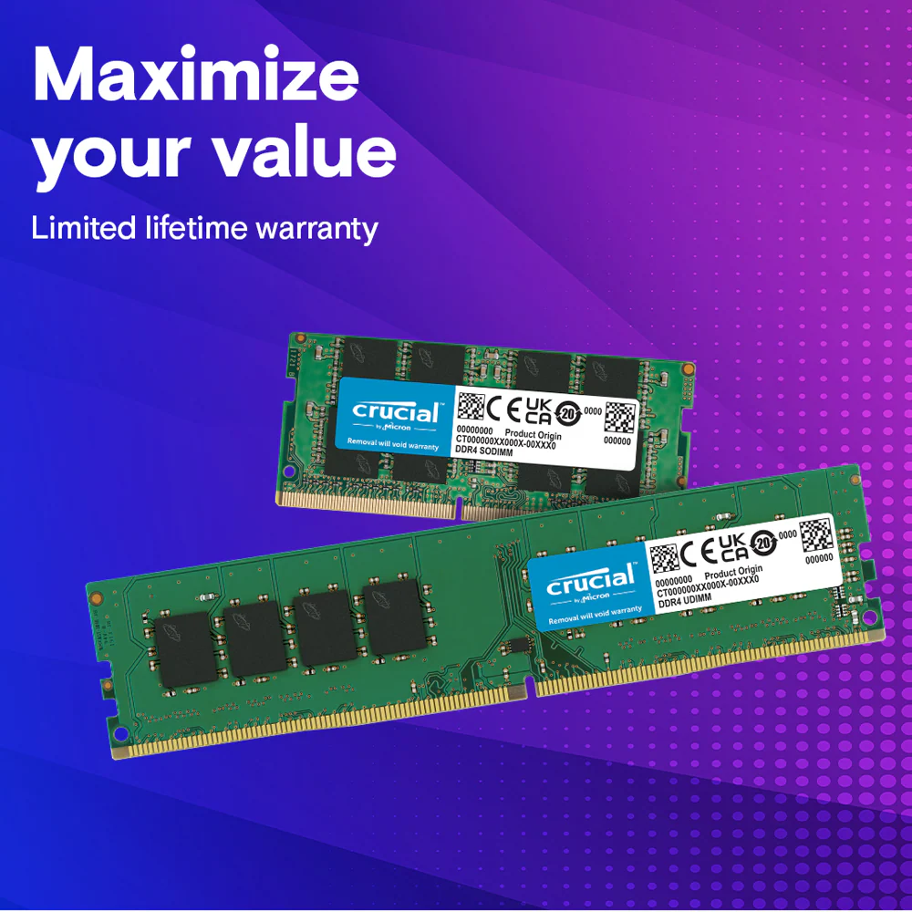 CRUCIAL 16GB DDR4 3200MHz Laptop Memory - Image 5