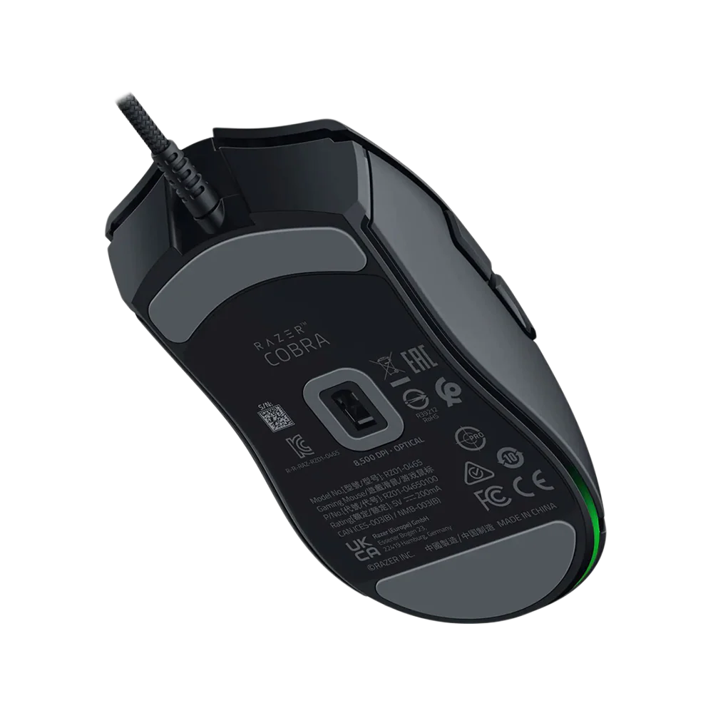 RAZER COBRA Lightweight RGB Wired Gaming Mouse - Black - Image 4