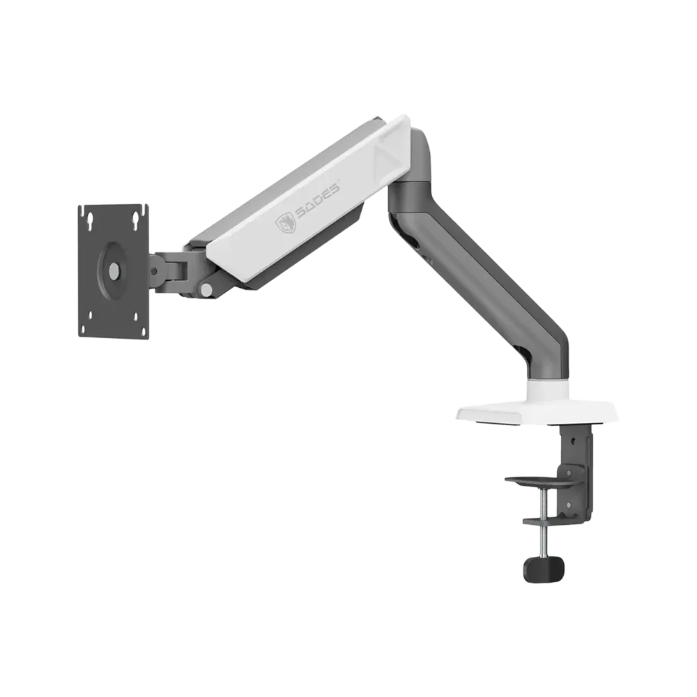 Sades Viper SA-MA01 Single Monitor Mount Arm - White - Image 2