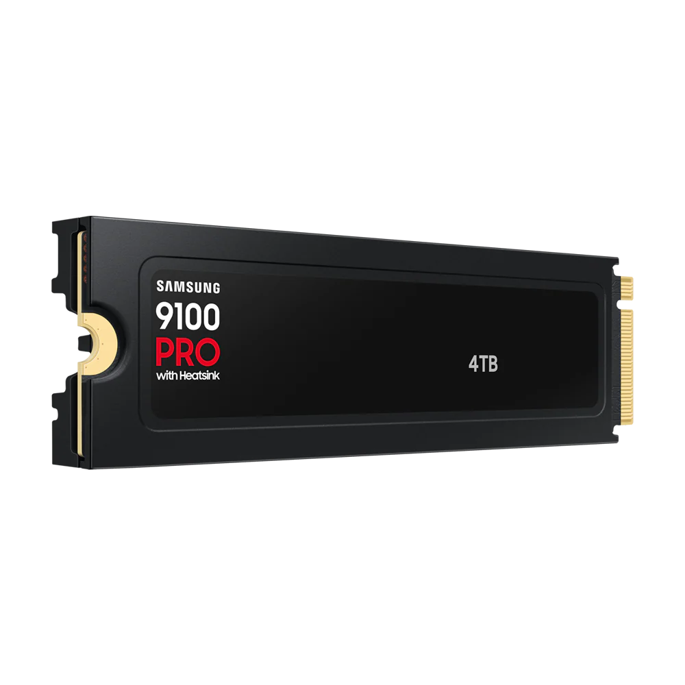 SAMSUNG 9100 PRO M.2 2280 PCIe GEN5X4 NVMe SSD With Heatsink (R:14,800 MB/s W:13,400 MB/s) - 4TB - Image 2