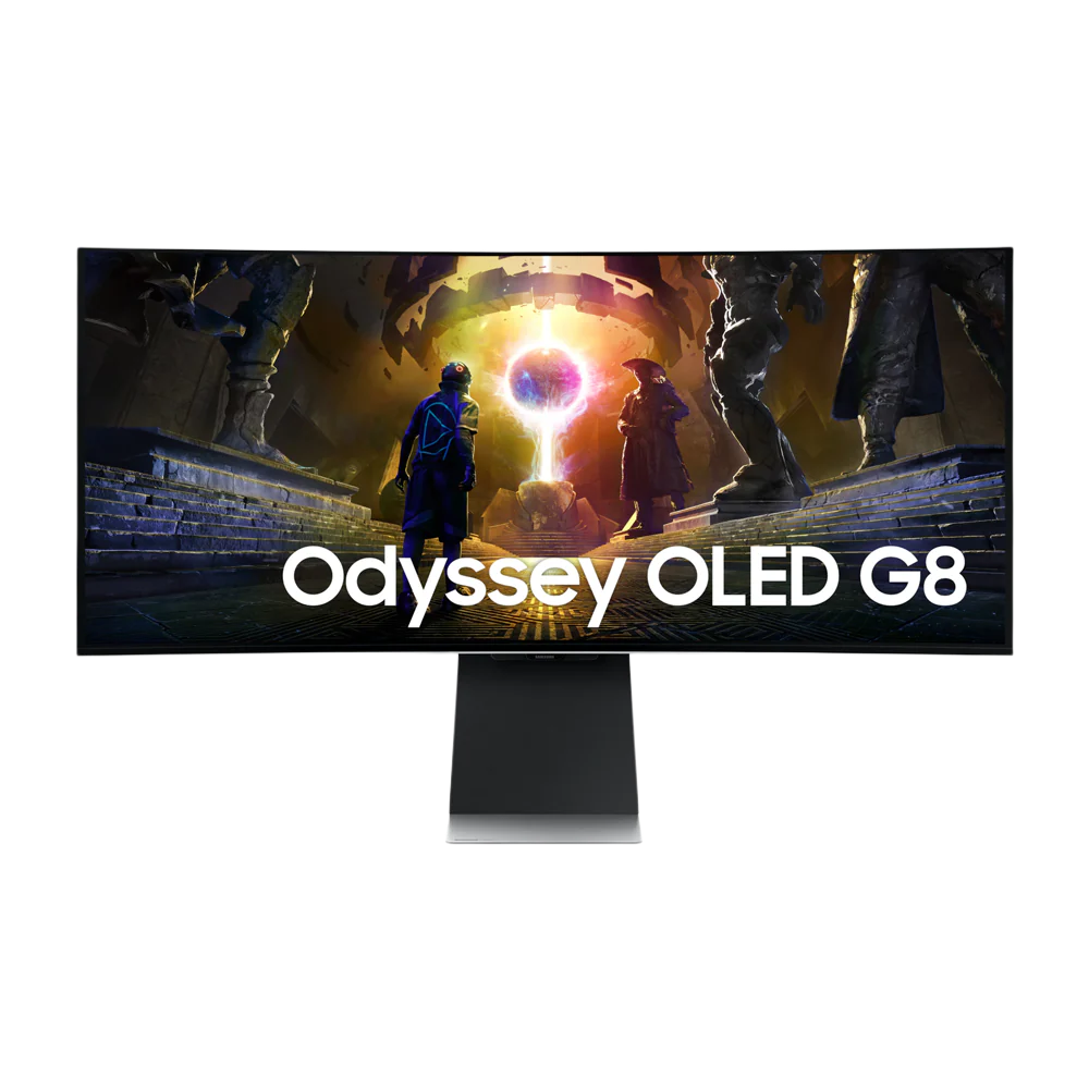 SAMSUNG G8 G85SD ODYSSEY 34 inch 175Hz Ultra WQHD 0.03ms OLED Gaming Monitor - Silver