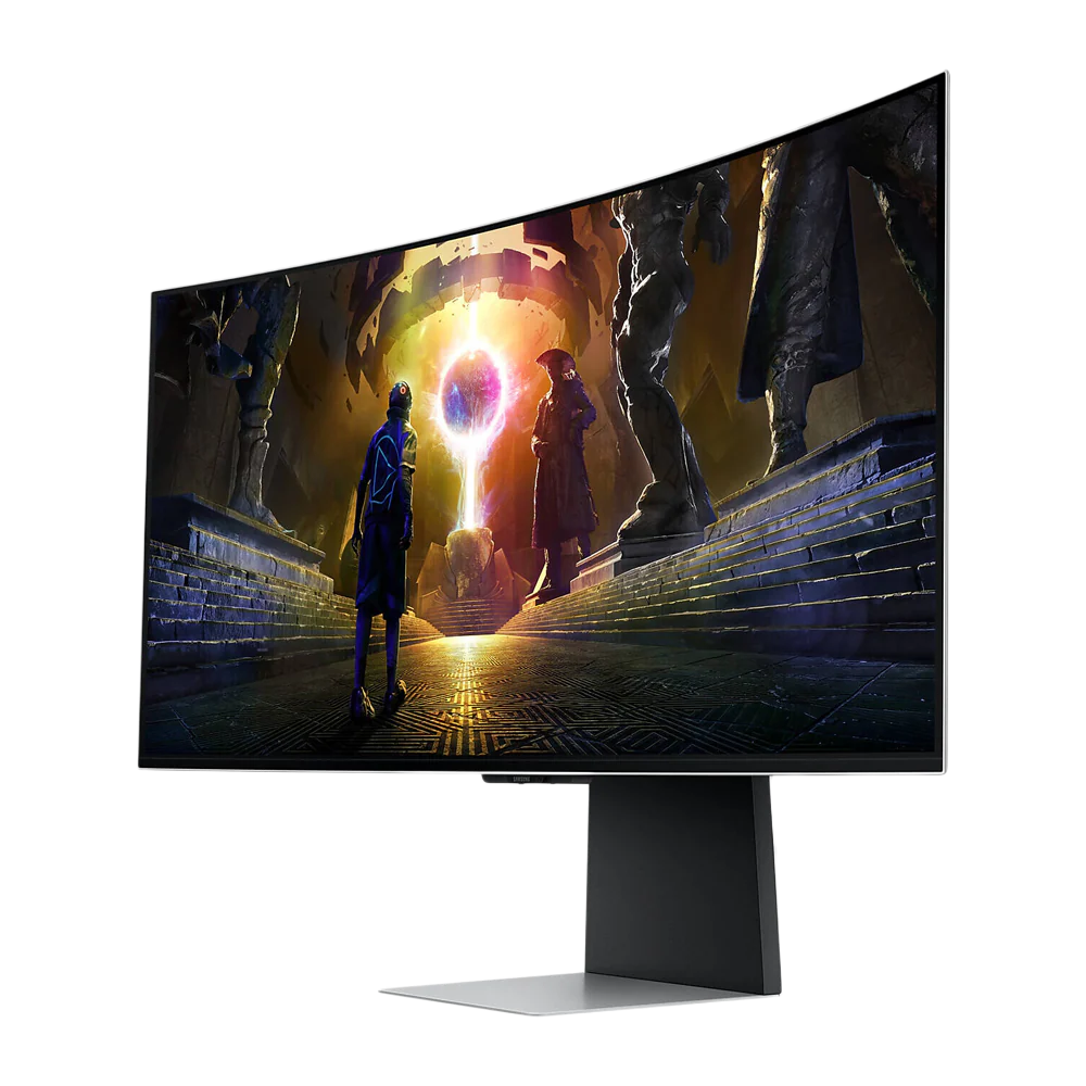 SAMSUNG G8 G85SD ODYSSEY 34 inch 175Hz Ultra WQHD 0.03ms OLED Gaming Monitor - Silver - Image 2