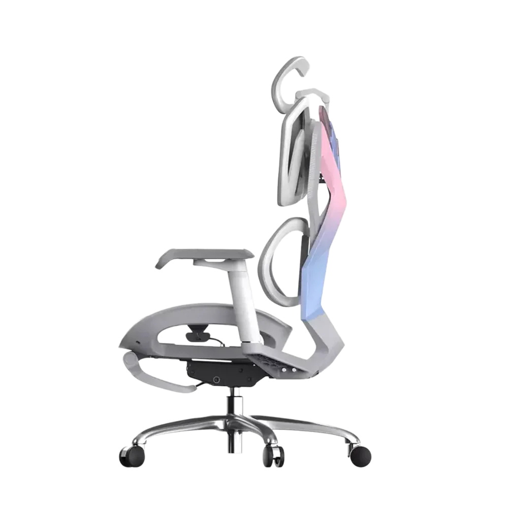 SIHOO X5fs-101-jt Gaming Chair With Footrest - Grey - Image 3