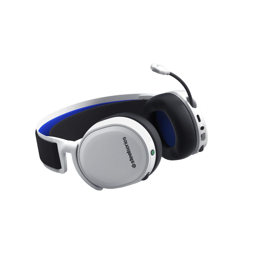 STEELSERIES ARCTIS 7P+ Wireless Gaming Headset - White - Image 3