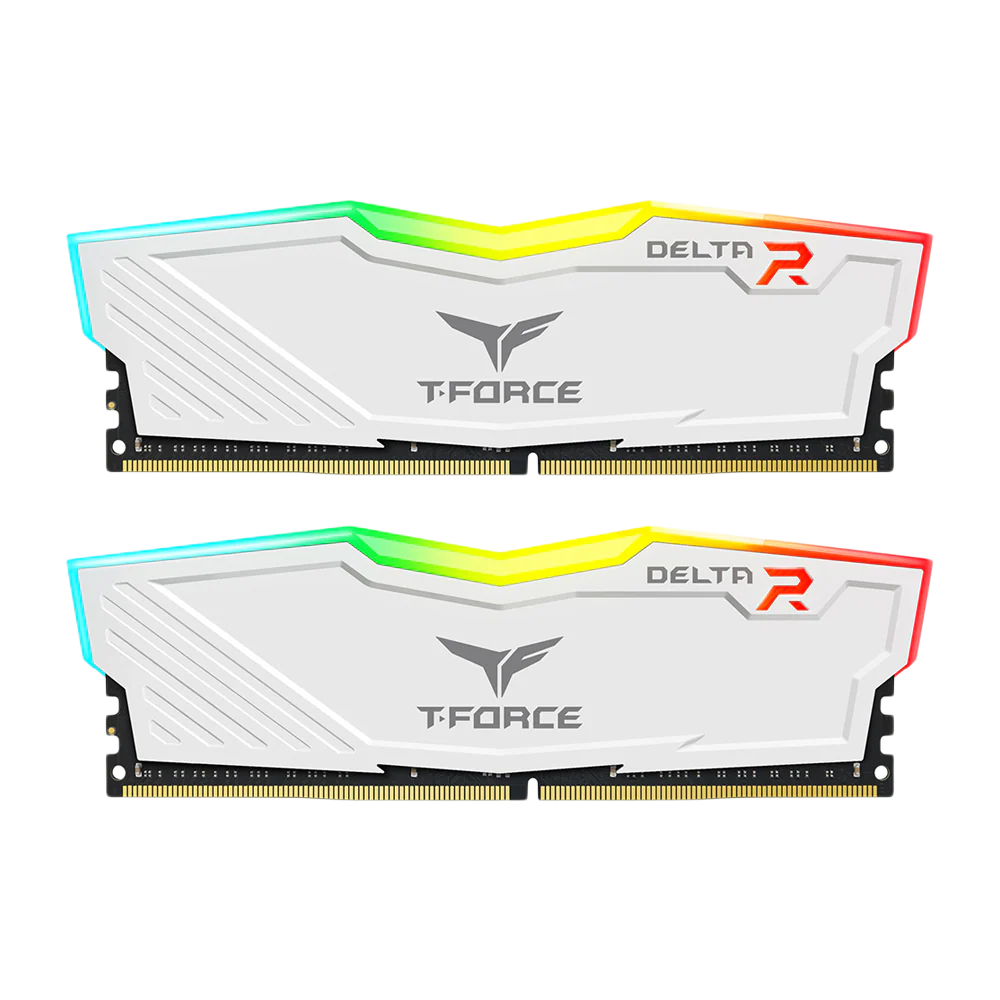 TEAMGROUP T-Force DELTA II 16GB(2x8GB) 3000Mhz RGB Memory Kit - White