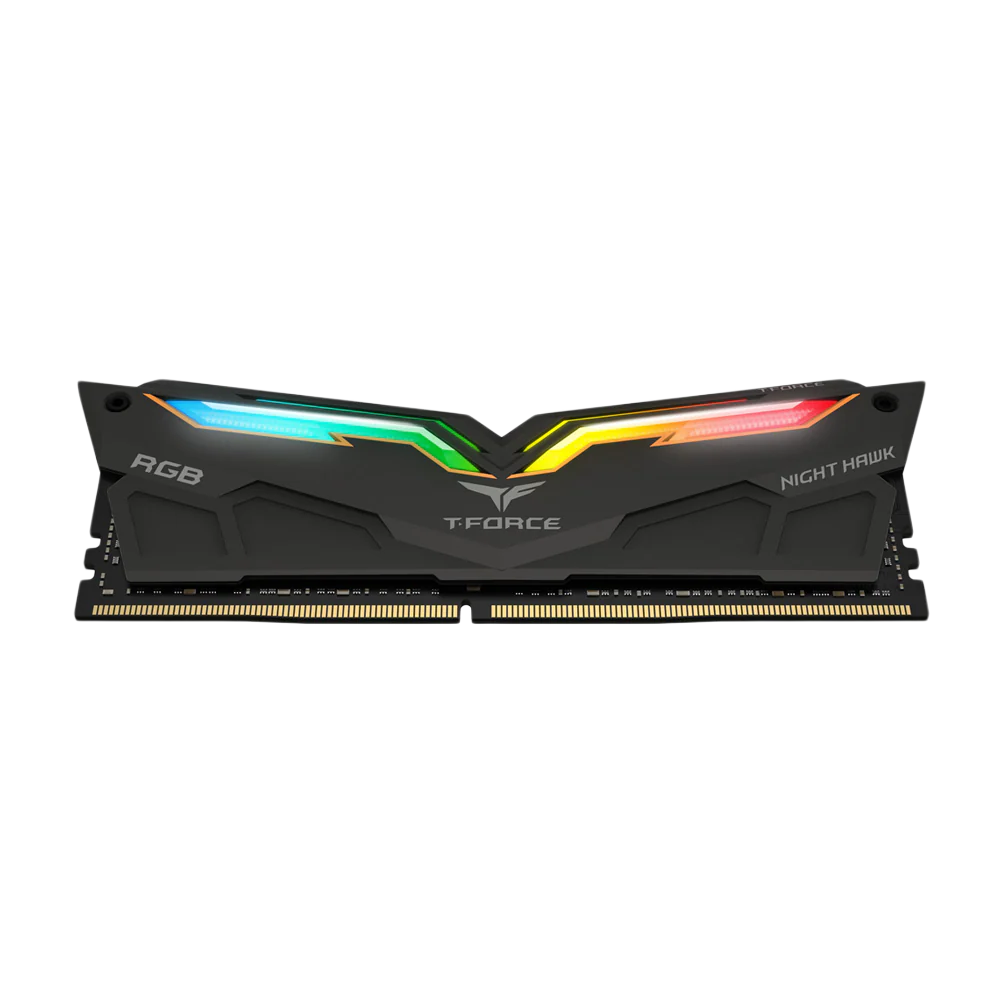 TEAMGROUP T-Force Night Hawk 16GB (2 x 8GB) RGB 3200MHz CL16 Desktop Memory - Black - Image 3