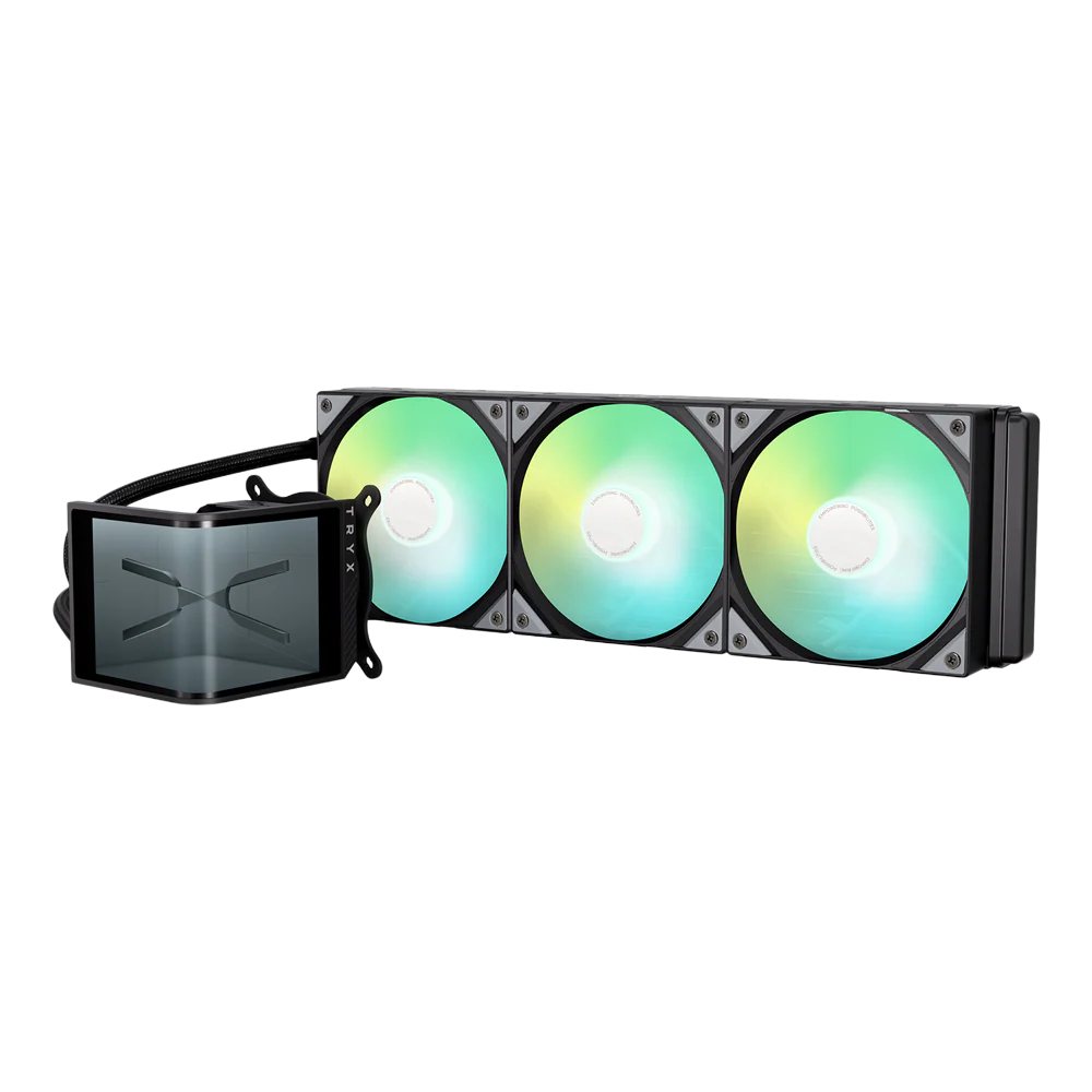 TRYX PANORAMA SE 360 ARGB CPU Liquid Cooler - Black - Image 4