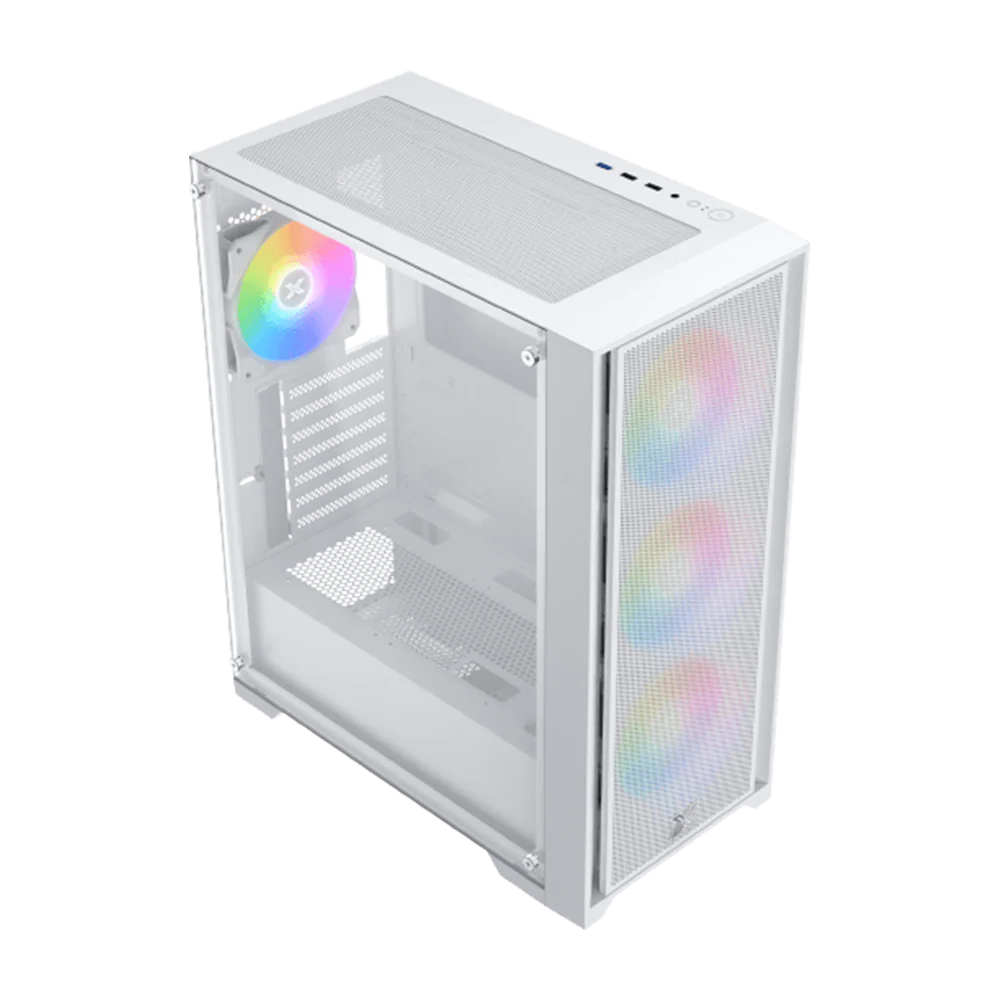 XIGMATEK GAMING X II ARCTIC RGB ATX Case - White - Image 2