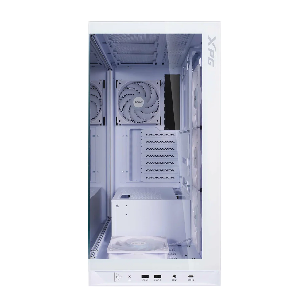 XPG INVADER X BTF Mid Tower Case - White - Image 3