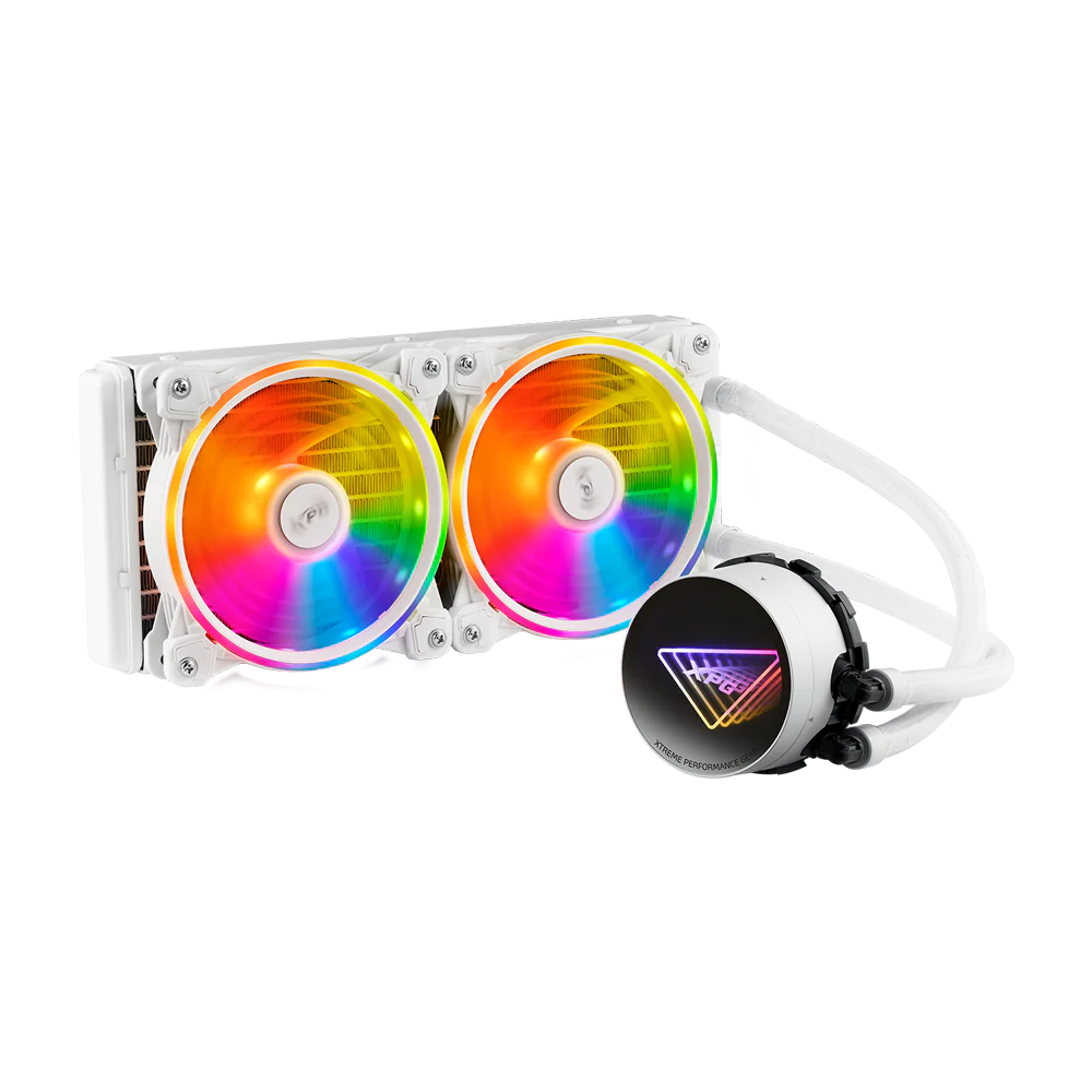 XPG LEVANTE X 240 ARGB CPU Liquid Cooler - White - Image 3